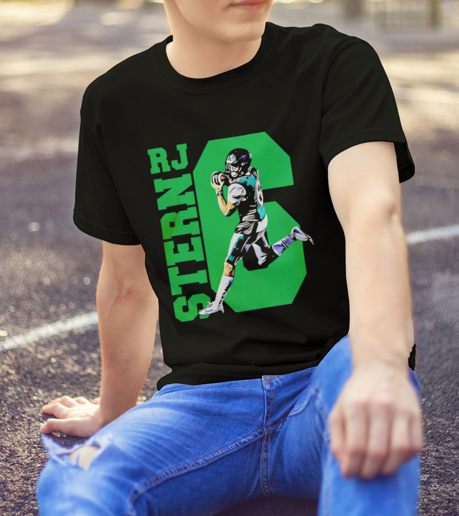 RJ Stern Football Gameday Action Player Number 6 T-Shirt