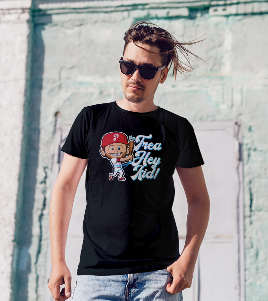 The Trea Hey Kid Philadelphia Phillies Baseball Player T-Shirt