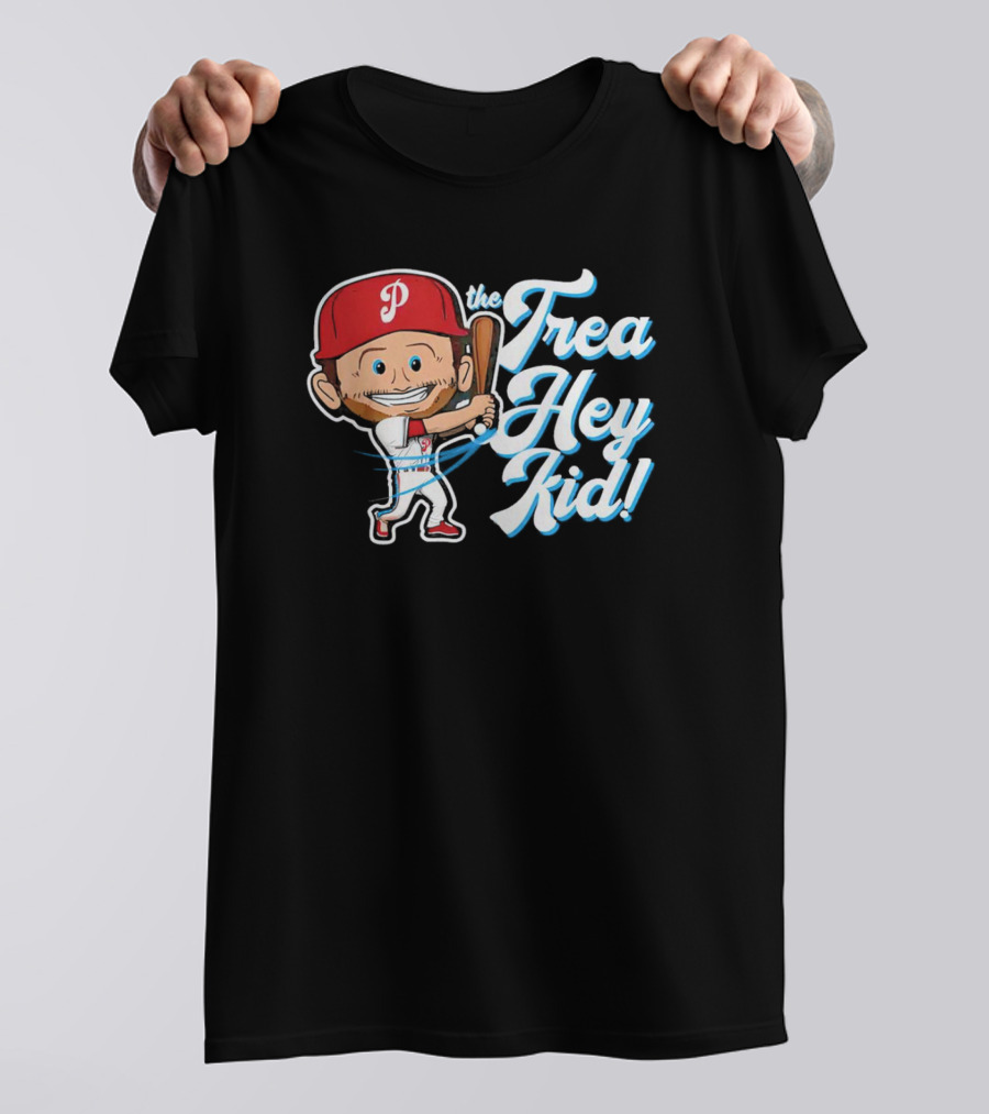 The Trea Hey Kid Philadelphia Phillies Baseball Player T-Shirt