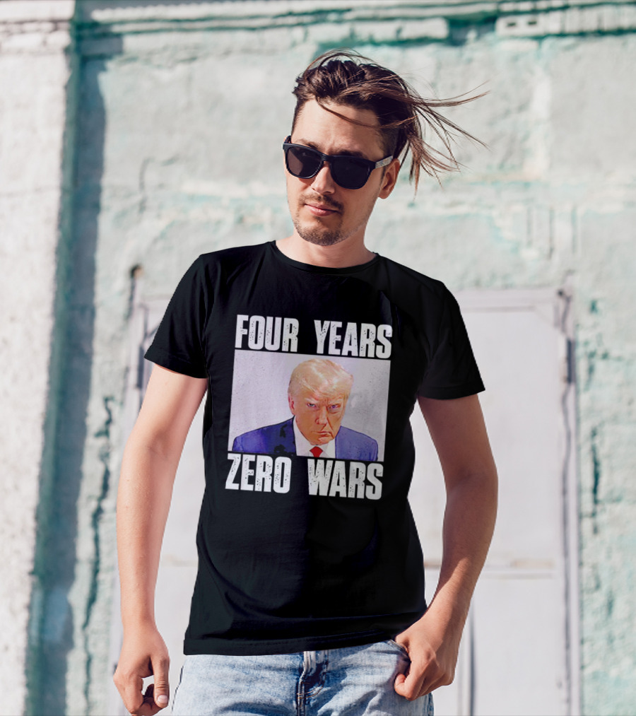 Four Years Zero Wars Portrait Image T-Shirt