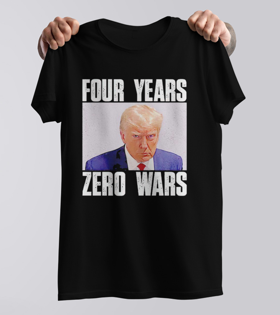 Four Years Zero Wars Portrait Image T-Shirt