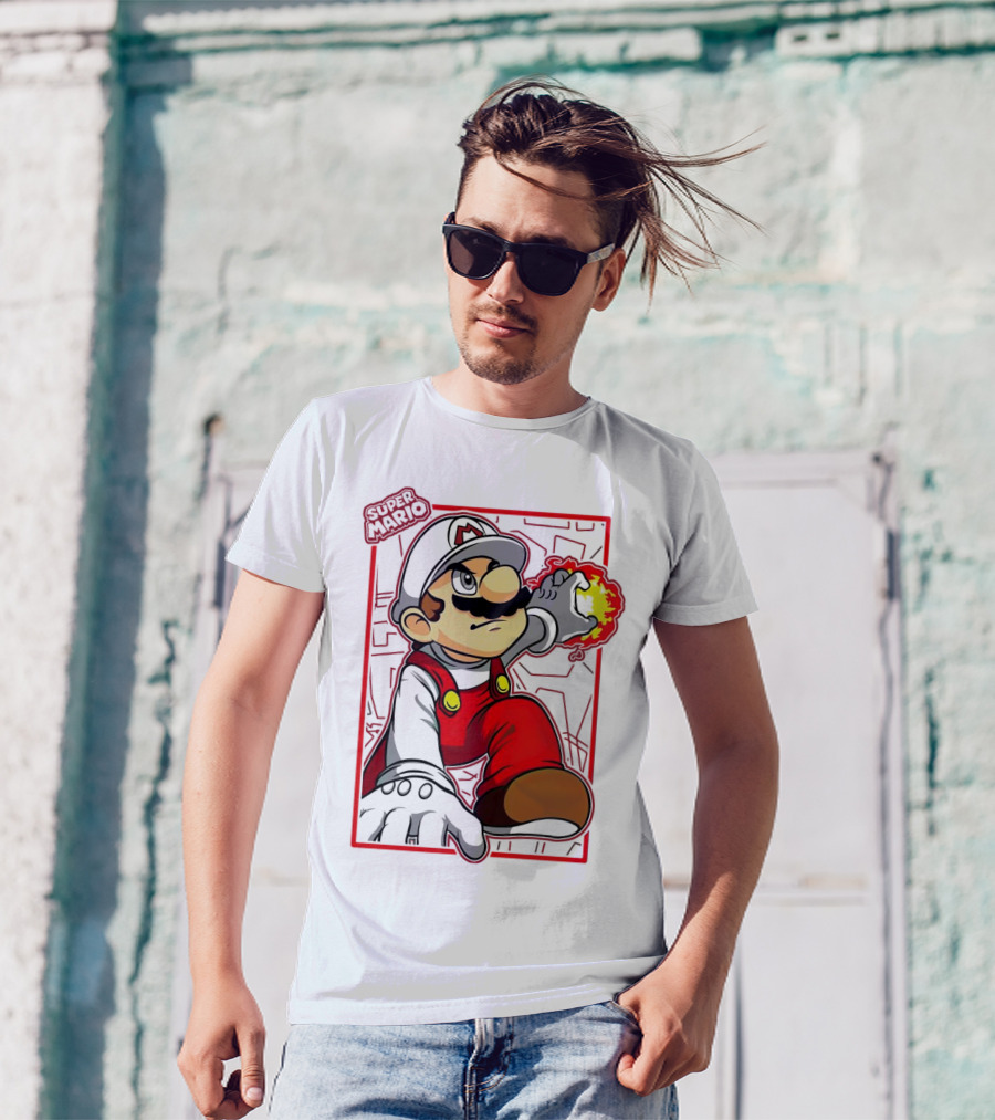 Super Mario Fire Power T-Shirt