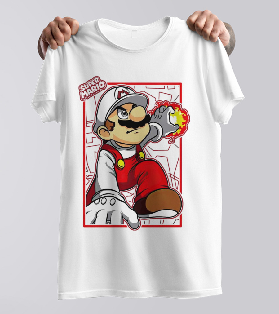 Super Mario Fire Power T-Shirt