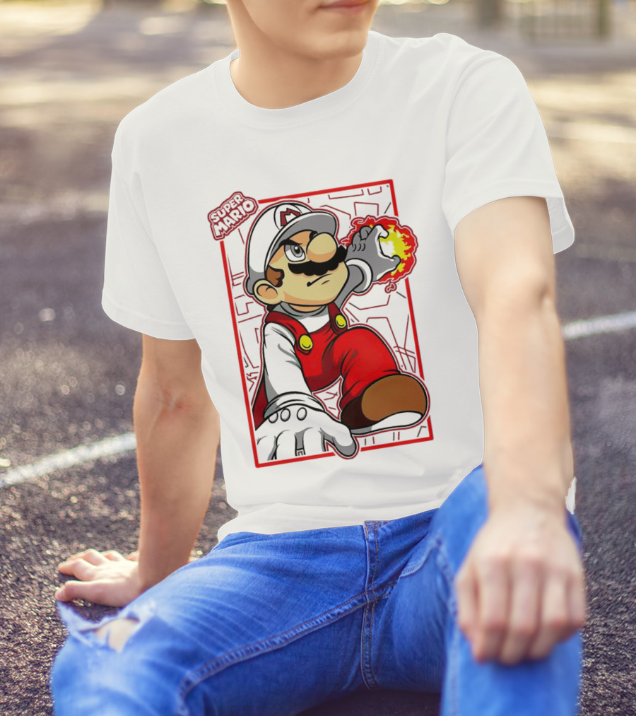 Super Mario Fire Power T-Shirt
