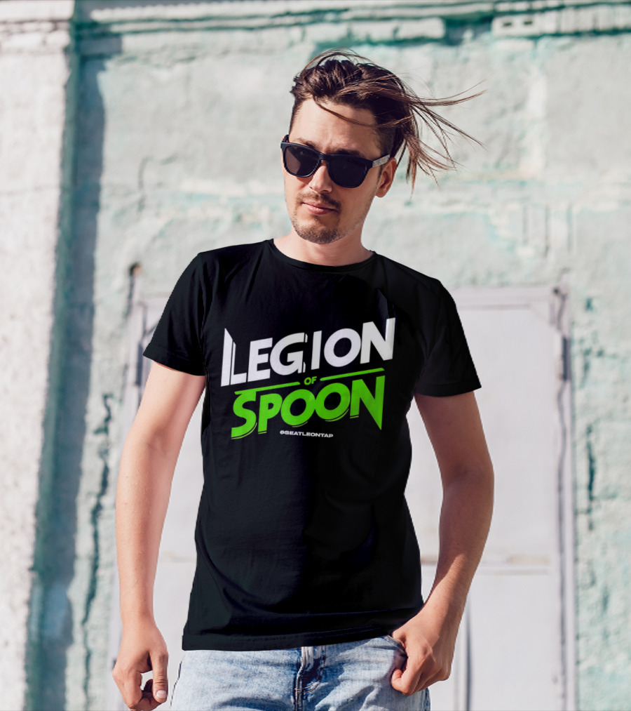 Legion Of Spoon Seattle On Tap Football T-Shirt