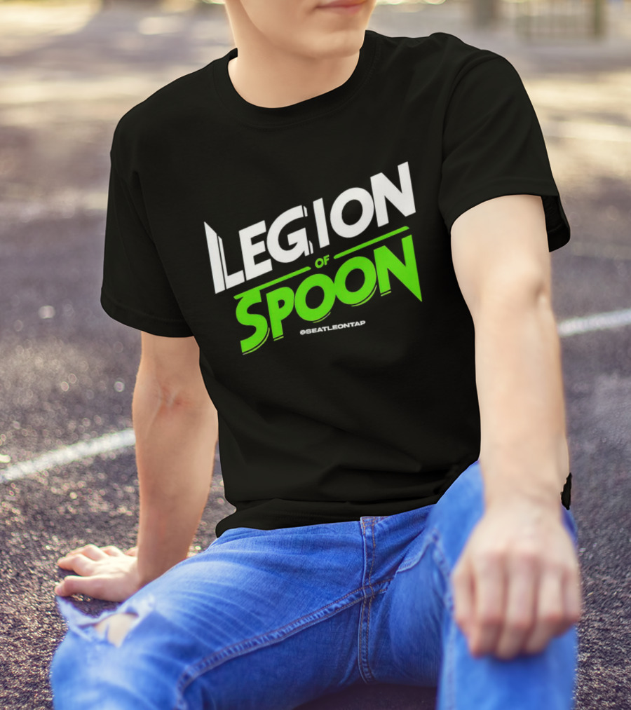 Legion Of Spoon Seattle On Tap Football T-Shirt