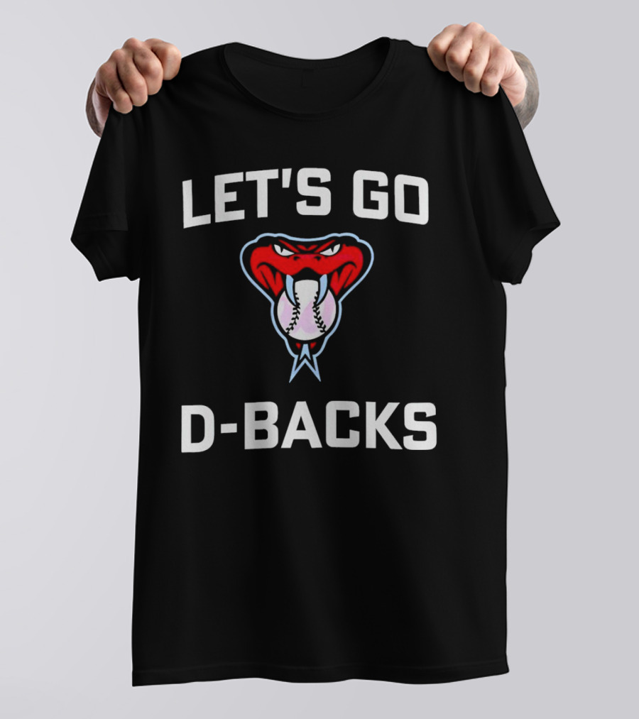 Let's Go D-Backs Arizona Diamondbacks Snake Logo NLCS T-Shirt