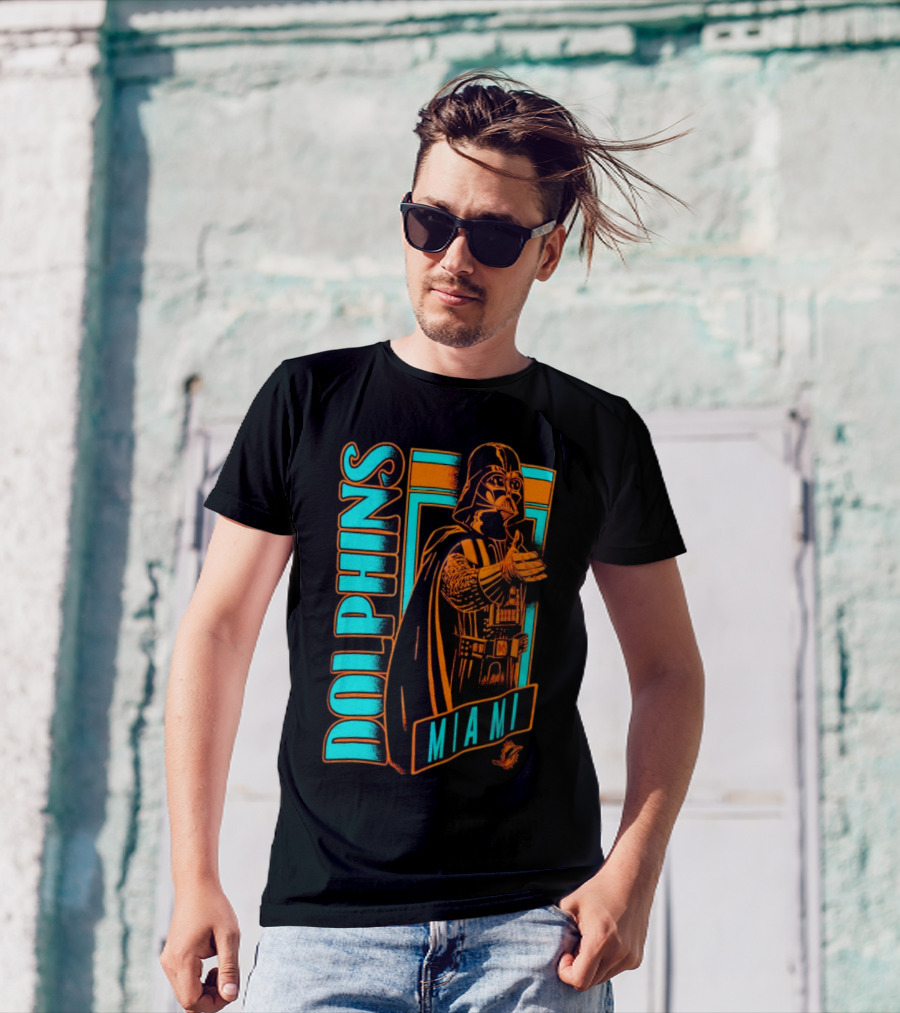 Miami Dolphins Darth Vader Adventure T-Shirt