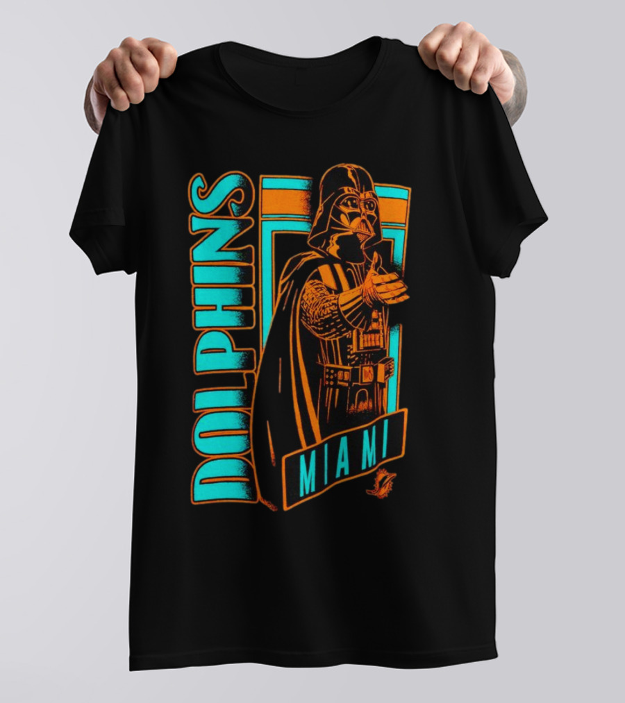 Miami Dolphins Darth Vader Adventure T-Shirt