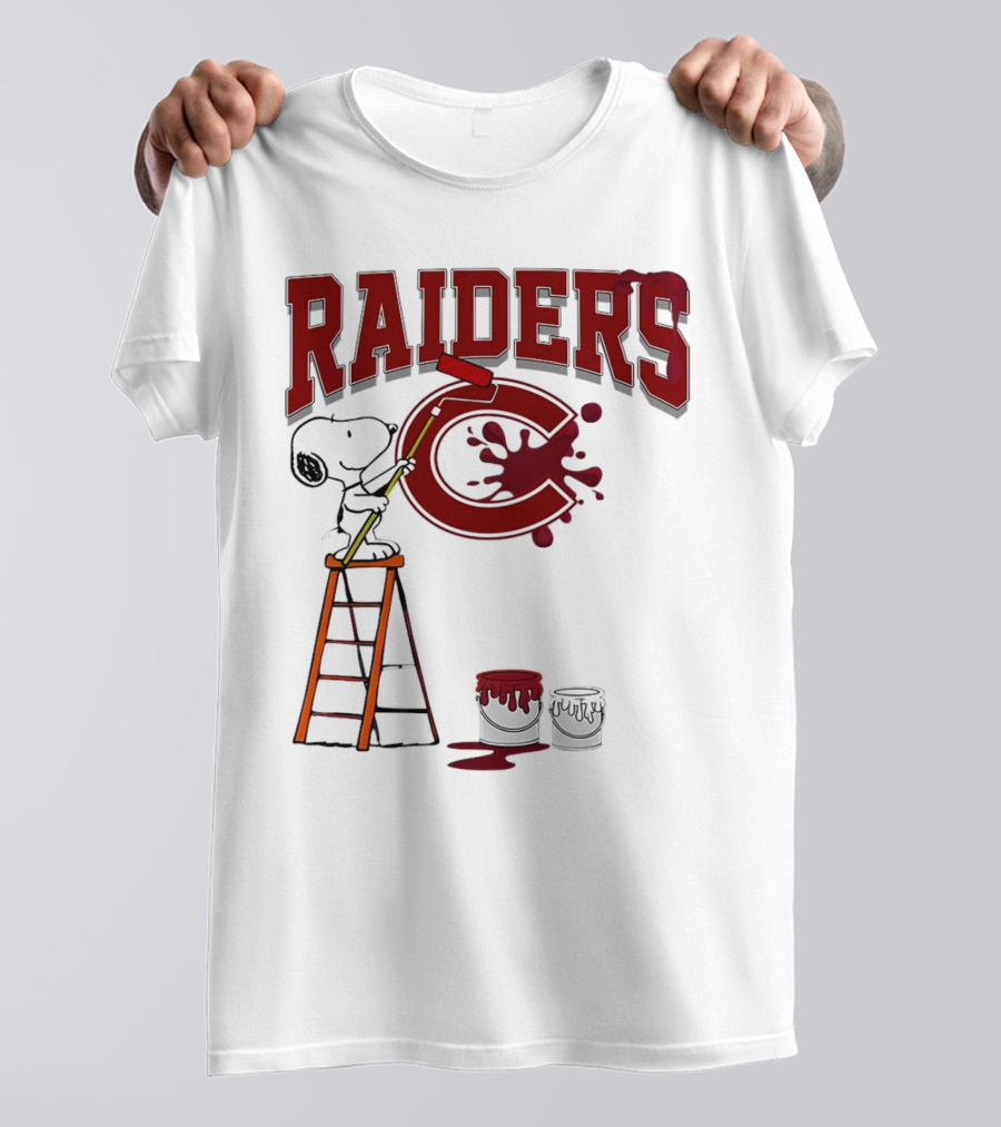Snoopy Painting Colgate Raiders T-Shirt