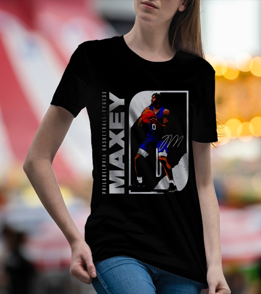 Philadelphia Basketball Tyrese Maxey T-Shirt