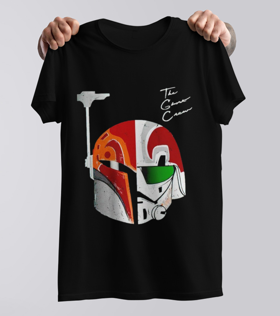 The Ghost Crew Sabine Wren And Ezra Bridger Helmet T-Shirt