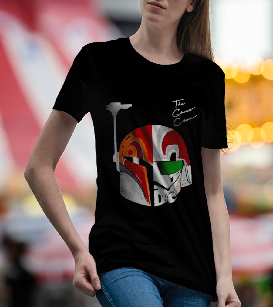 The Ghost Crew Sabine Wren And Ezra Bridger Helmet T-Shirt