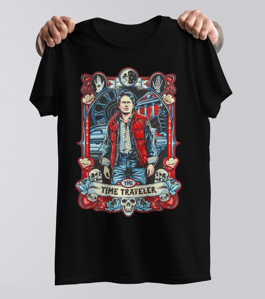 Back To The Future Retro Time Traveler T-Shirt