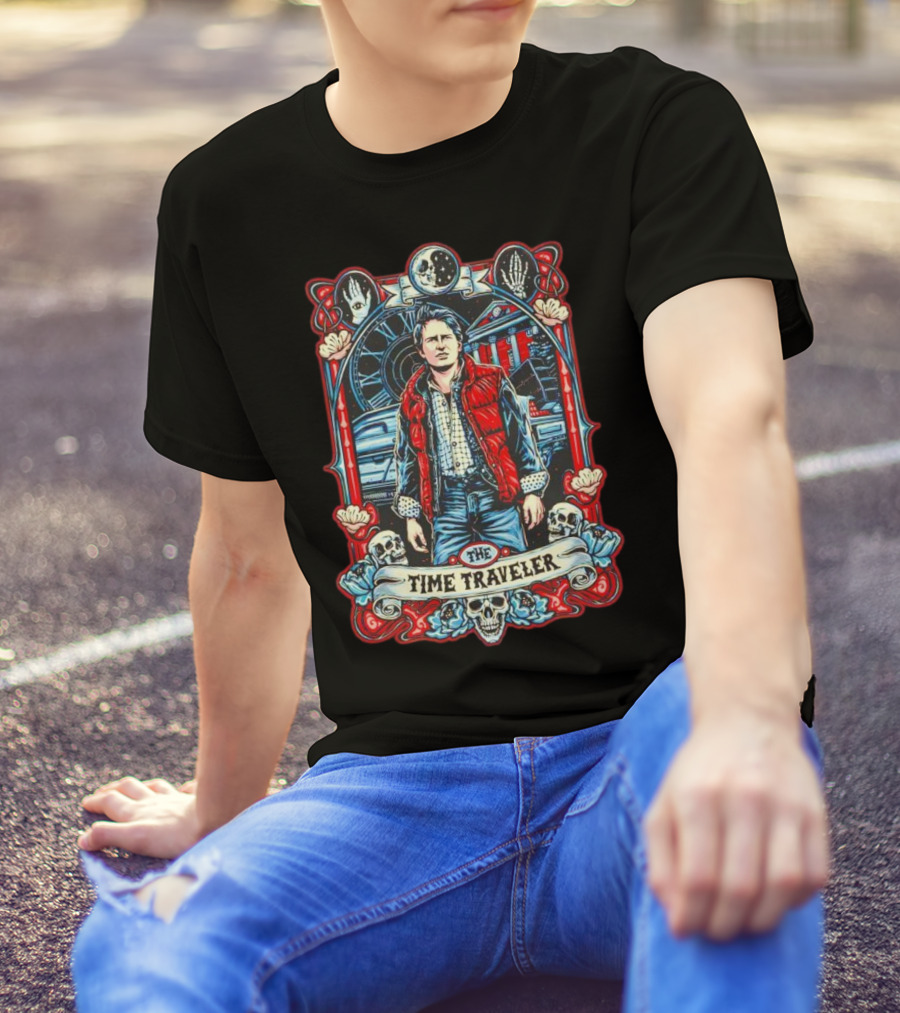 Back To The Future Retro Time Traveler T-Shirt