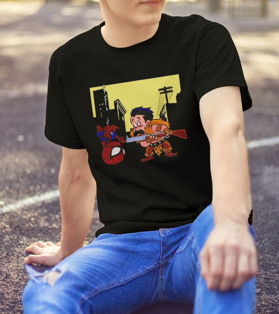 Kraven Fudd Vs. Spider-Man City Showdown T-Shirt