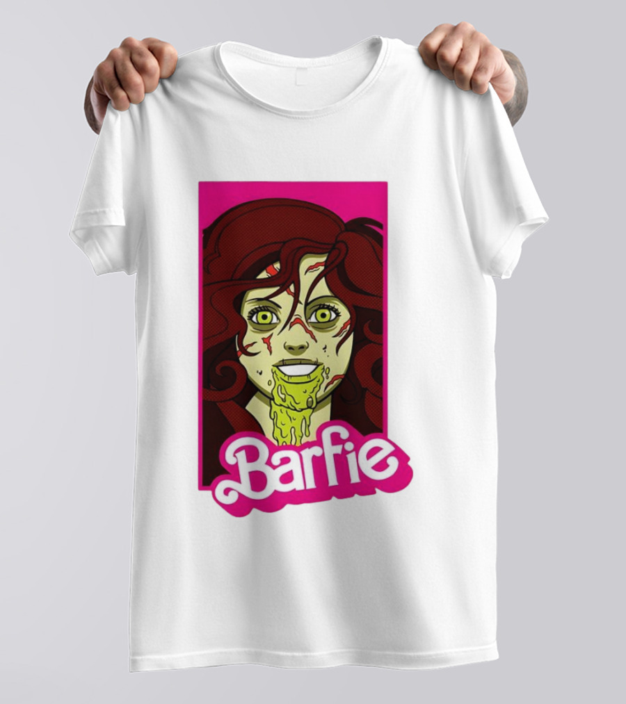 Barfie Ladies Barbie Halloween Zombie T-Shirt