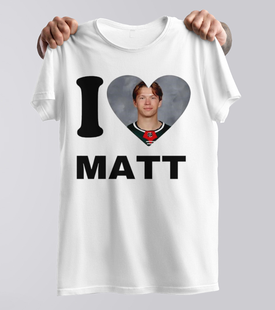 I Heart Matt Boldy Fan Love T-Shirt