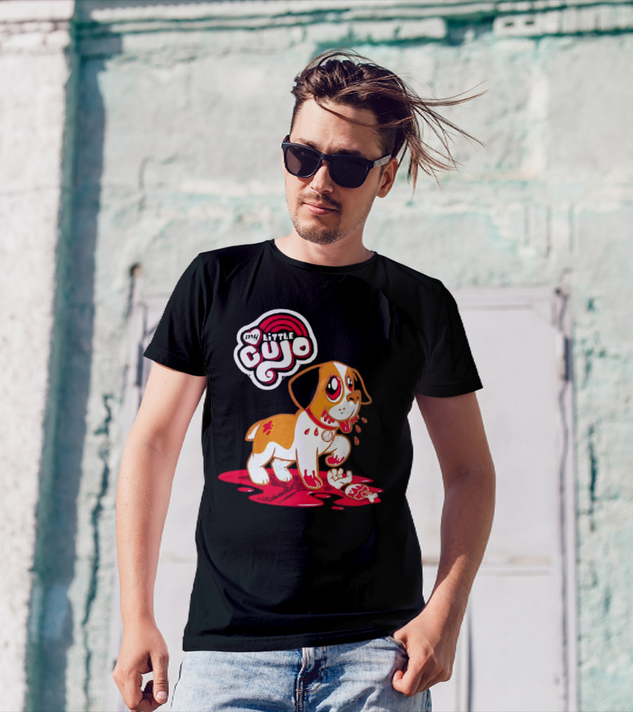 My Little Cujo Dog With Blood And Bones T-Shirt