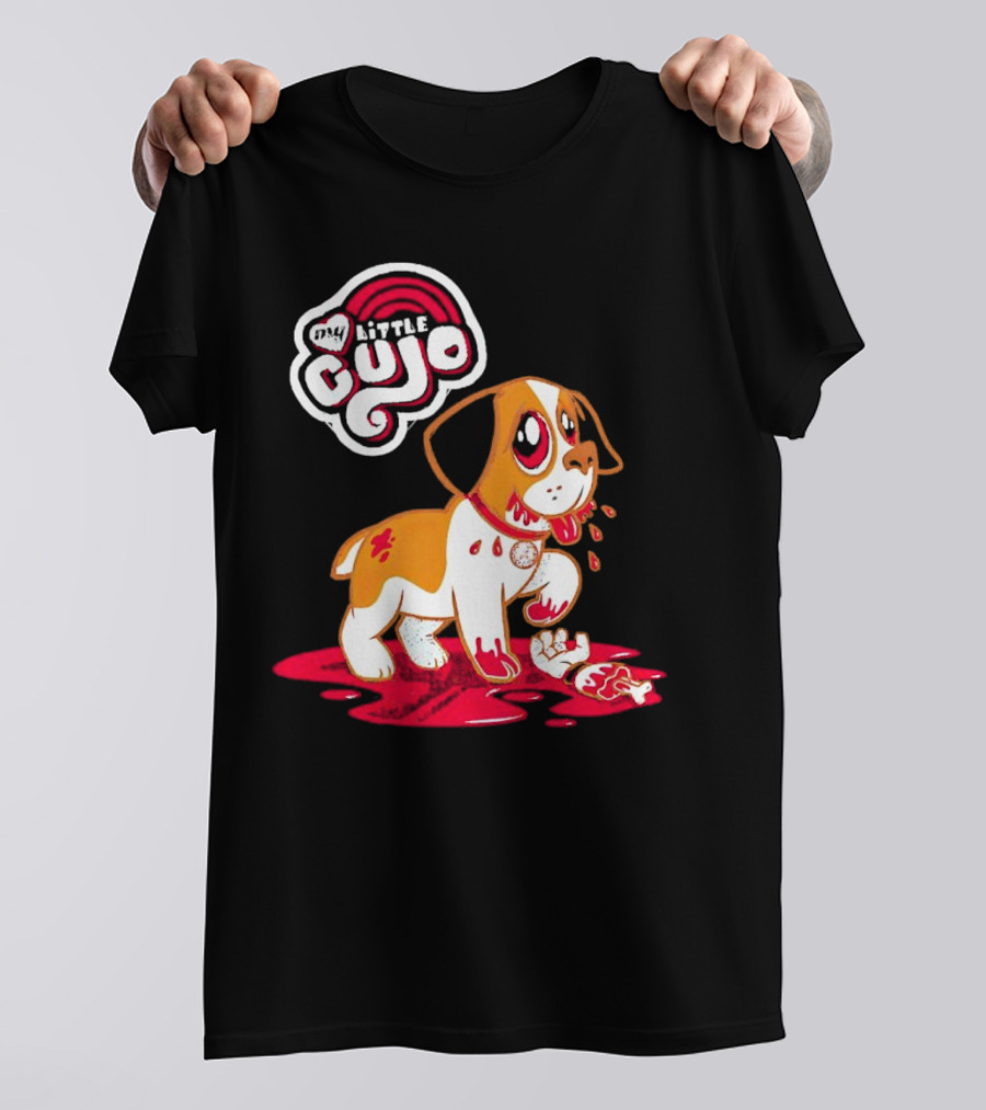 My Little Cujo Dog With Blood And Bones T-Shirt