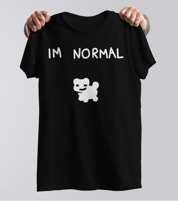 IM NORMAL Cartoon Animal T-Shirt