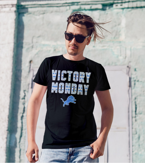 Victory Monday Detroit Lions Football Fan T-Shirt