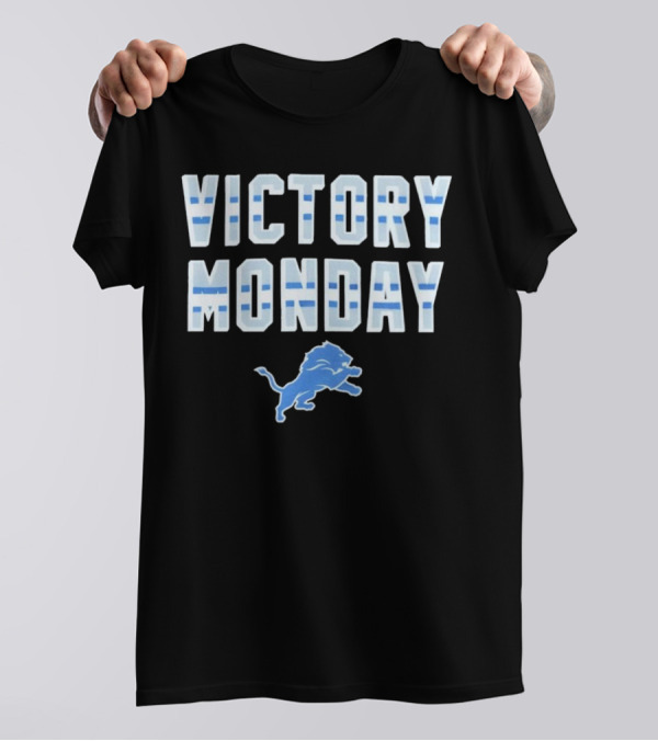 Victory Monday Detroit Lions Football Fan T-Shirt