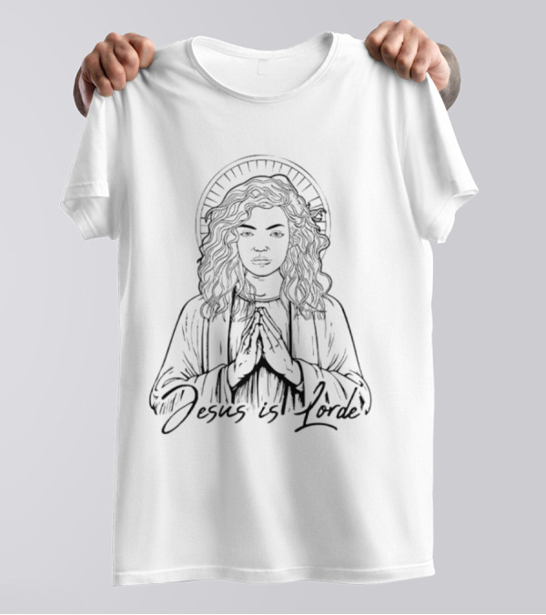 Jesus Is Lorde Iconic Halo T-Shirt