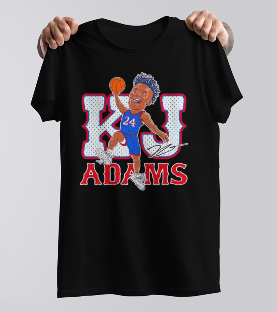 KJ Adams 24 Basketball Dunking Signature T-Shirt