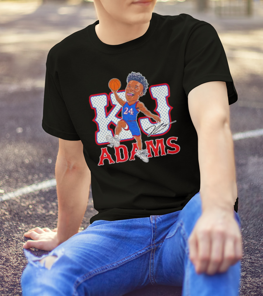 KJ Adams 24 Basketball Dunking Signature T-Shirt