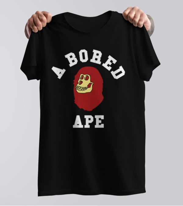 A Bored Ape Red Skull T-Shirt