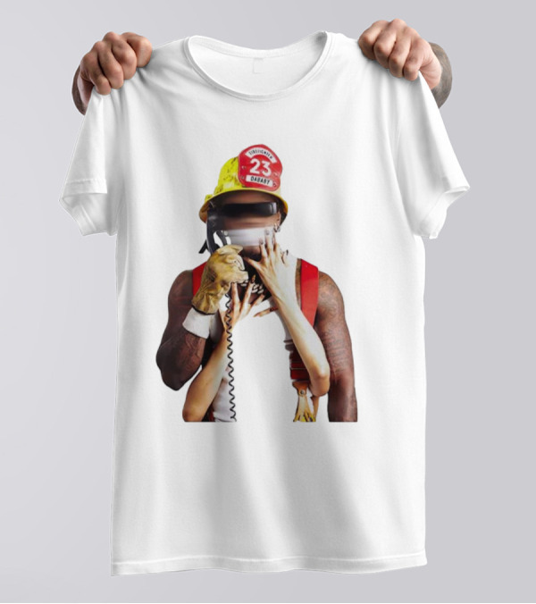 Call Da Fireman 23 DaBaby Firefighter Concept T-Shirt