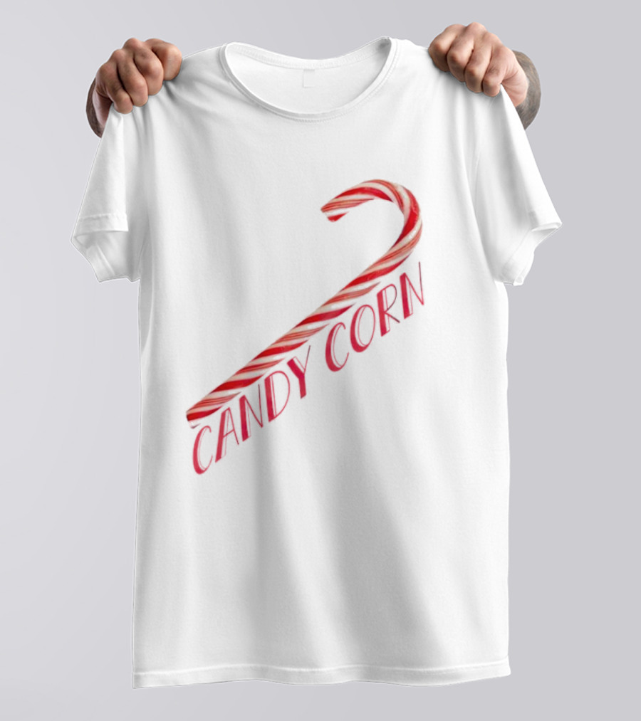 Candy Corn Candy Cane Mischief T-Shirt