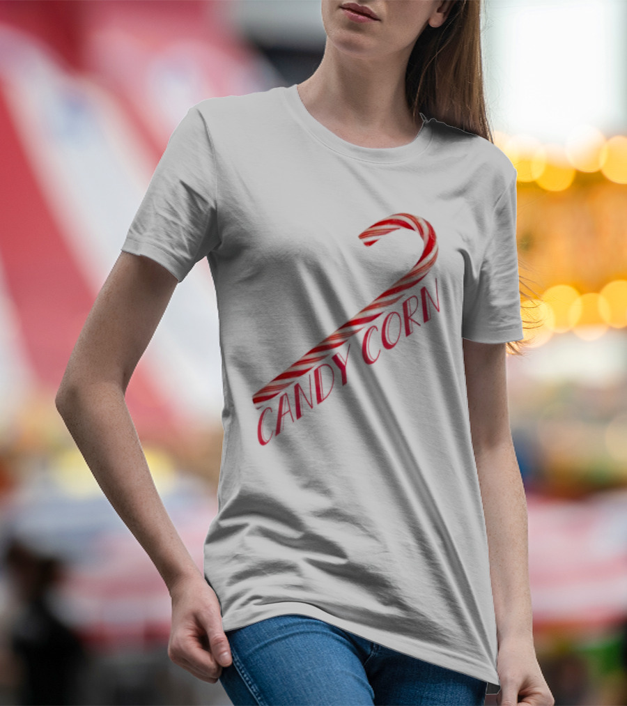 Candy Corn Candy Cane Mischief T-Shirt