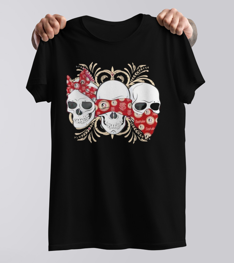 FSU Skull Gang Bandana Trio T-Shirt