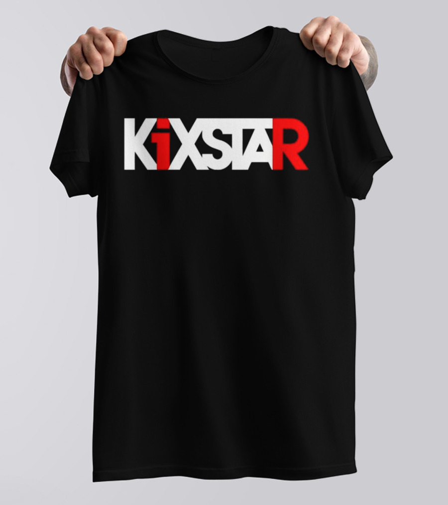 Kixstar Gaming Inspired Red And White T-Shirt