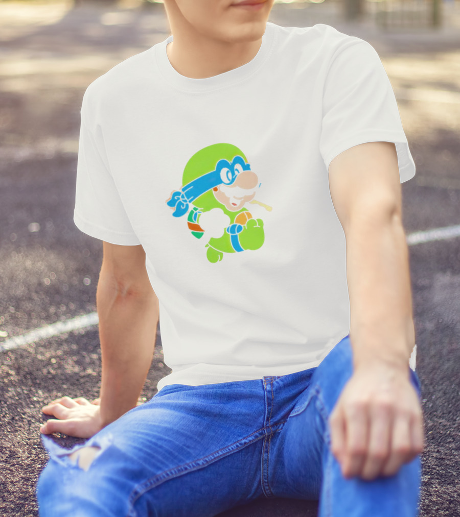 Super Mario Leo Bro Ninja Character T-Shirt