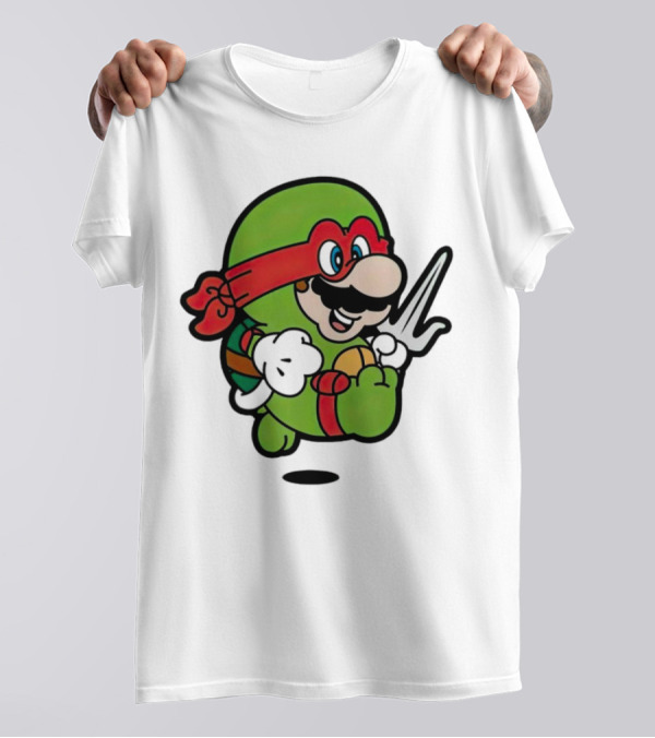 Super Mario Raph Ninja Bro Adventures T-Shirt