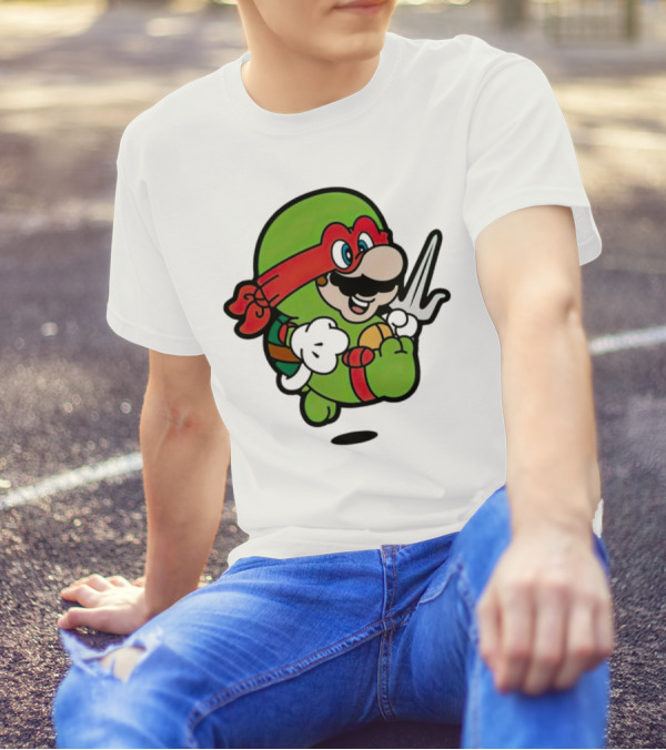 Super Mario Raph Ninja Bro Adventures T-Shirt