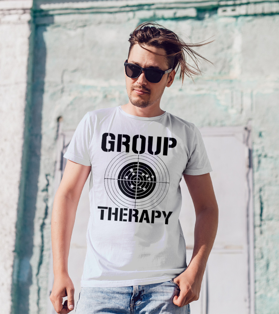 Group Therapy Bullseye Target Concentric Rings T-Shirt