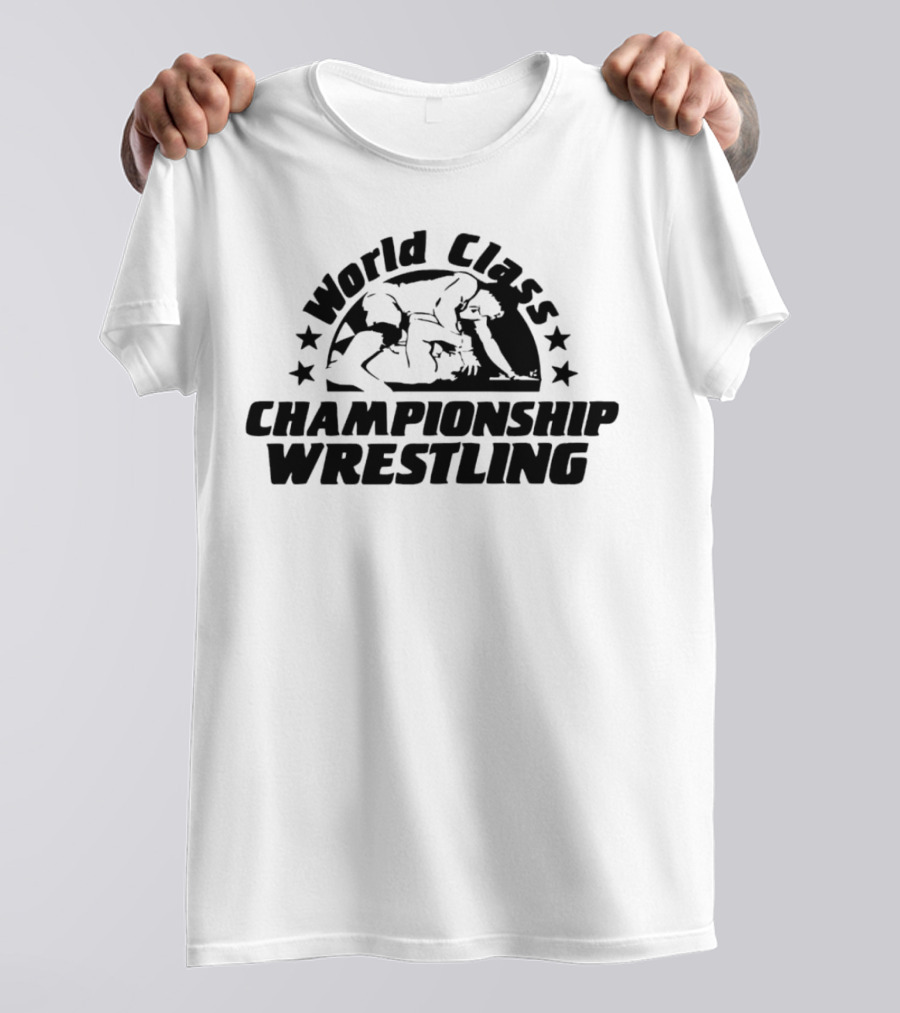 World Class Championship Wrestling Legends Iconic Wrestling Match Stars T-Shirt