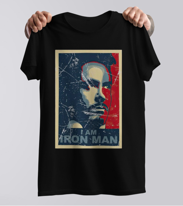 I Am Iron Man Tony Stark Vintage T-Shirt
