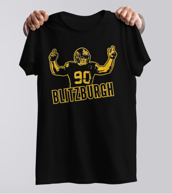 Trent Jordan Watt 90 Blitzburgh Pittsburgh Steelers T-Shirt