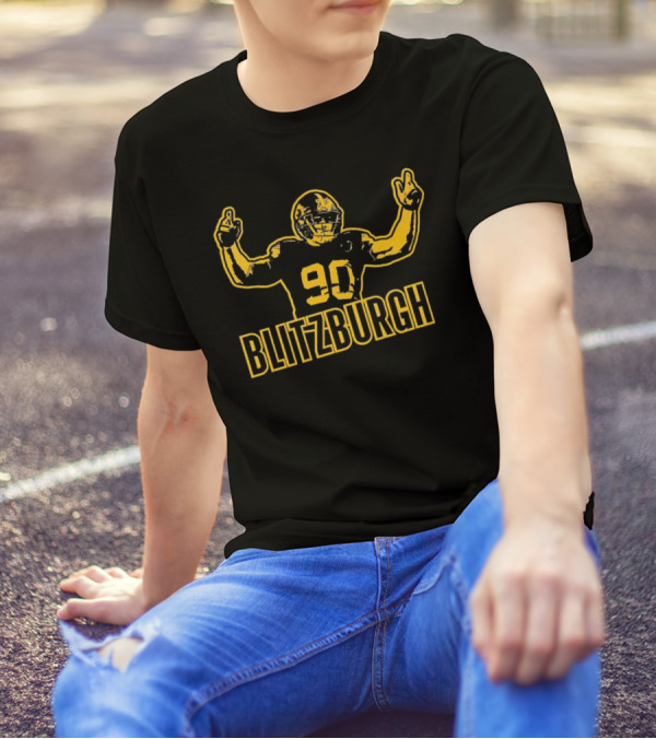 Trent Jordan Watt 90 Blitzburgh Pittsburgh Steelers T-Shirt