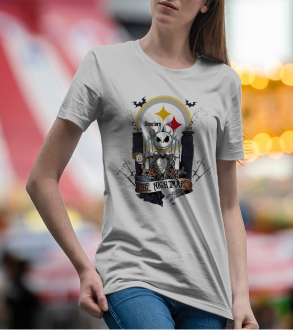 Jack Skellington Steelers The Nightmare T-Shirt
