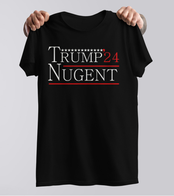 Trump Nugent '24 Stars And Stripes Campaign T-Shirt