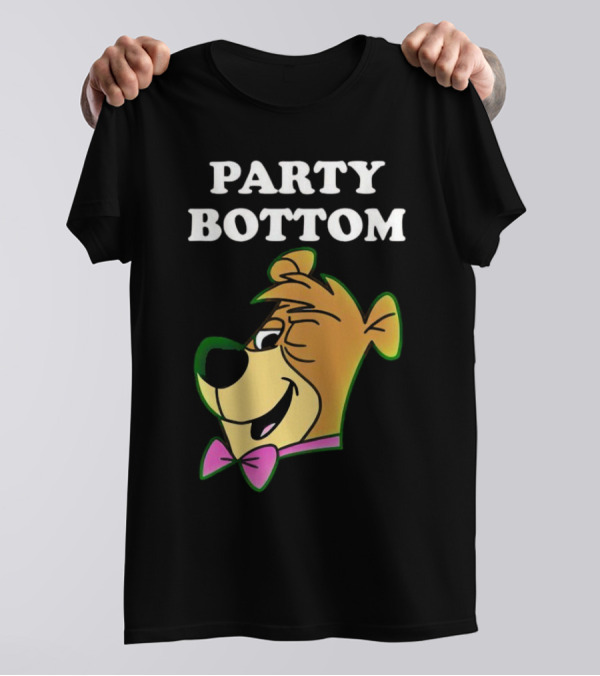 Party Bottom Yogi Bear Retro Bow Tie T-Shirt