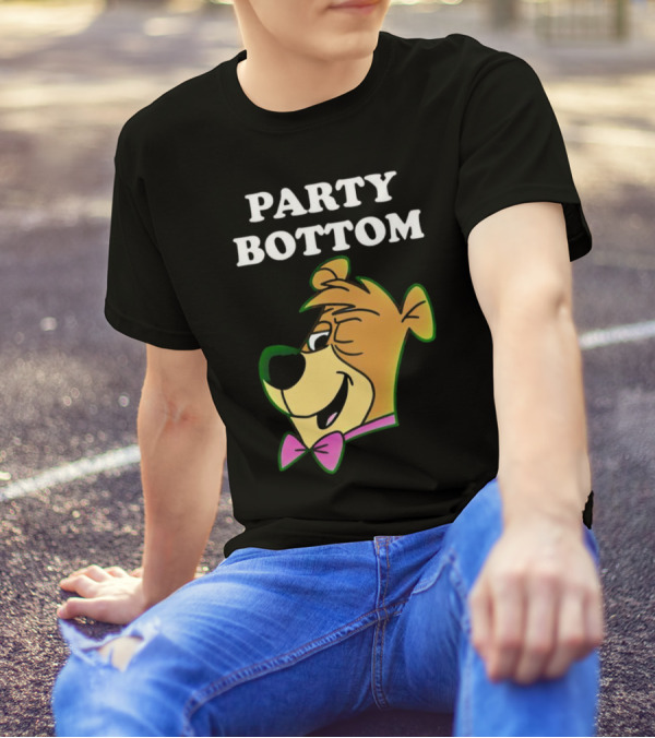 Party Bottom Yogi Bear Retro Bow Tie T-Shirt