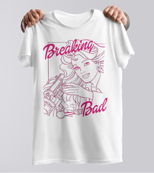 Breaking Bad Barbie Neon Sketch T-Shirt