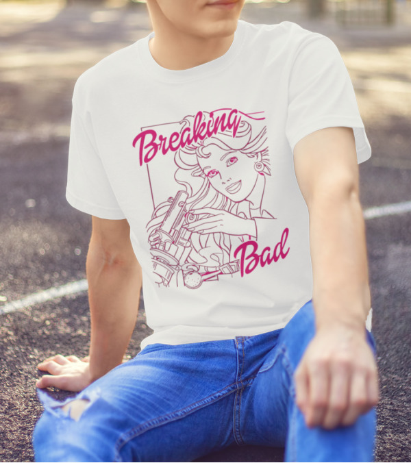 Breaking Bad Barbie Neon Sketch T-Shirt